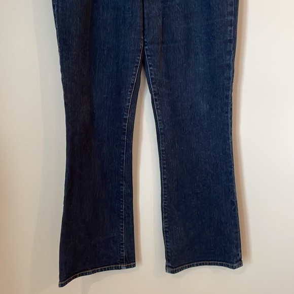 Lauren Ralph Lauren Jeans SZ 12 Bootcut Dark Wash Stretch Button Back Pockets - Picture 4 of 12